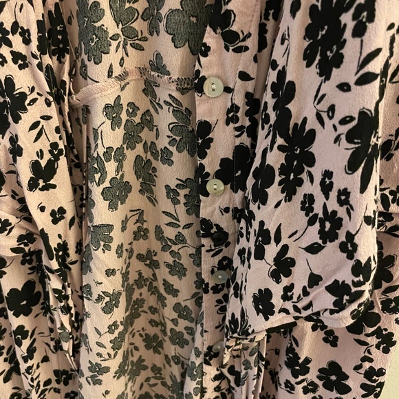 Seraphine floral midi nursing/maternity dress - Picture 2 of 4